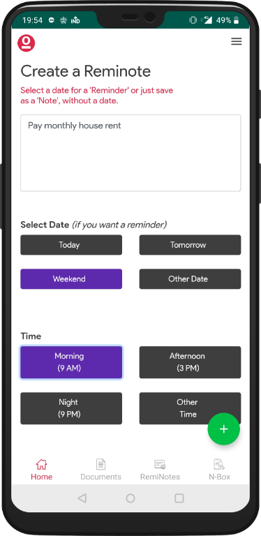 Auto organize documents into different categories